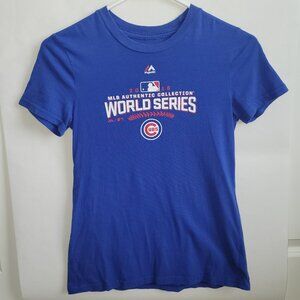 Majestic Chicago Cubs 2016 World Series Tee Size Youth Large (Sale Pricing!)